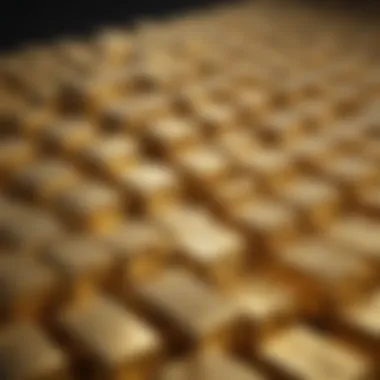 Diversified Gold Investment Portfolio Modern gold investment portfolio displaying diversification strategies