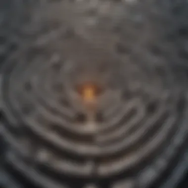 Legal Maze Symbolizing Bankruptcy Discharge Implications Legal Maze Symbolizing Bankruptcy Discharge Implications