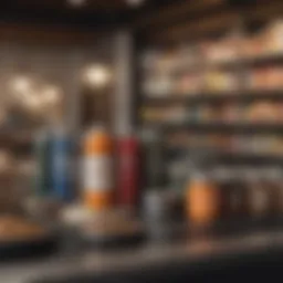 A thriving small business storefront showcasing vibrant local products