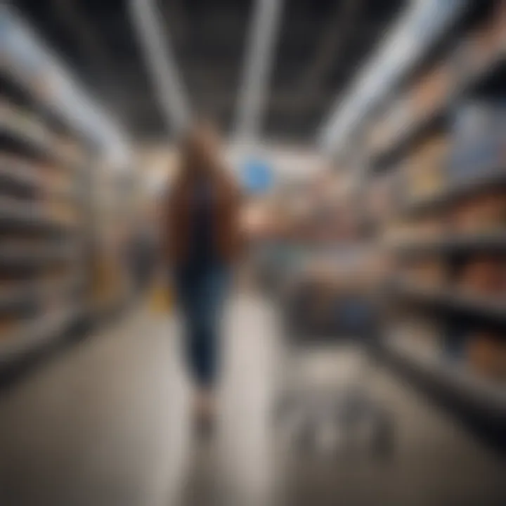 An individual enjoying a seamless shopping experience at Best Buy