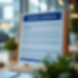 Business account comparison chart