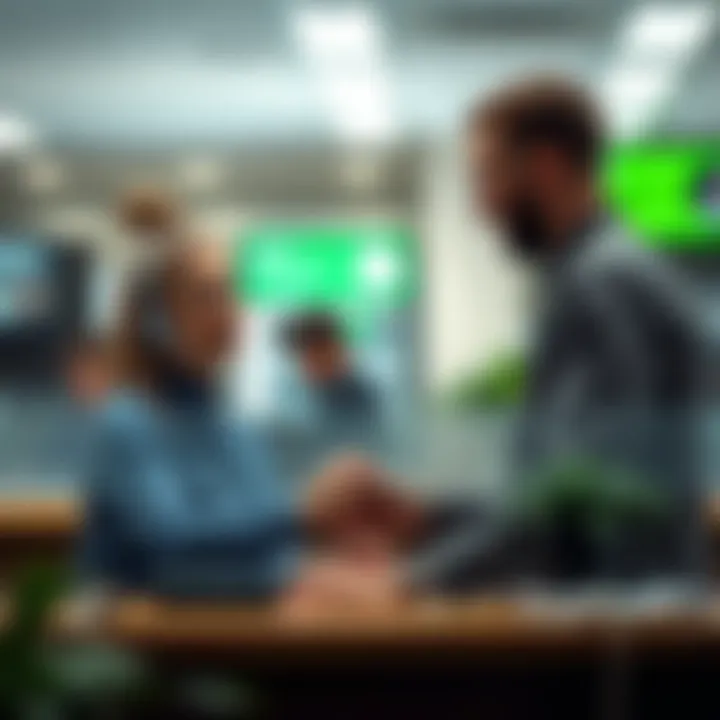 Customer service interaction