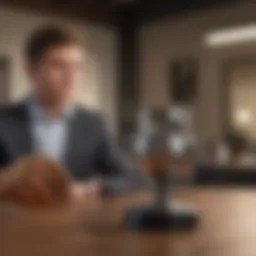 A reflective moment during a job interview