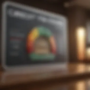 Illustration symbolizing the elevation of credit score Credit Score Elevation