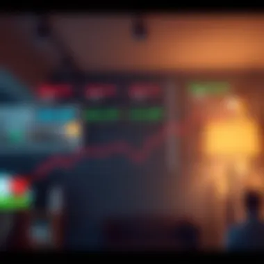 Illustration of mortgage rates fluctuating with credit scores