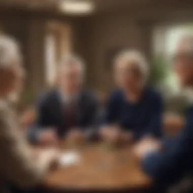 Age Considerations in Real Estate Diverse group of individuals discussing age considerations in real estate