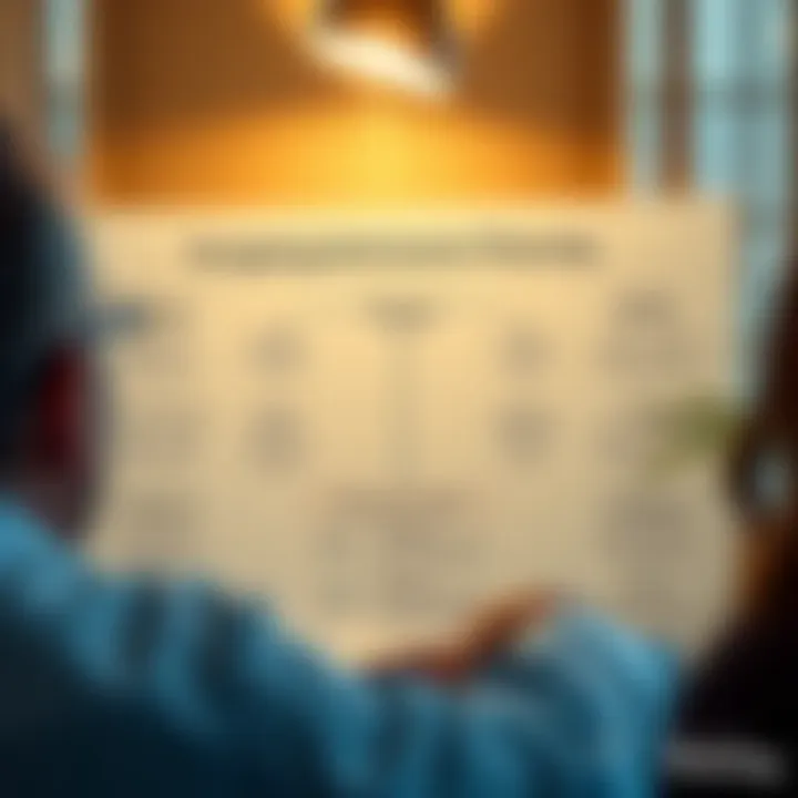 A diagram of retirement planning phases and key considerations