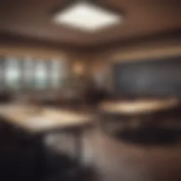 Elegant French Language Class Setting