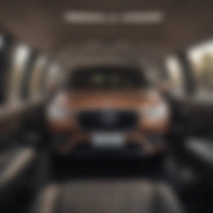 An inviting interior of a vehicle demonstrating cleanliness.