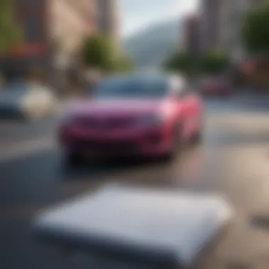 Understanding Insurance for Lyft Driving Illustration of insurance documents and coverage details.