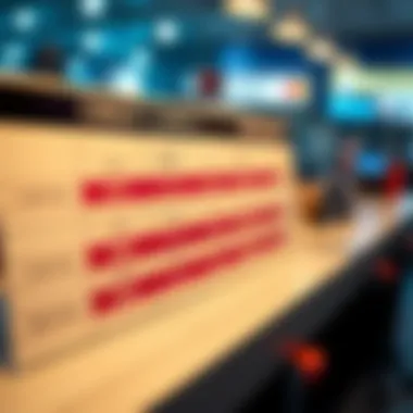 Chart outlining various fees related to credit card use