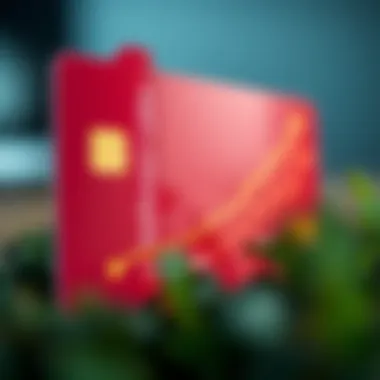 Graph depicting the impact of interest rates on credit card balances