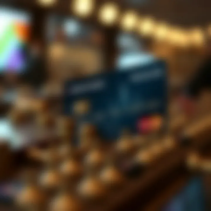 Illustration of rewards programs associated with credit cards