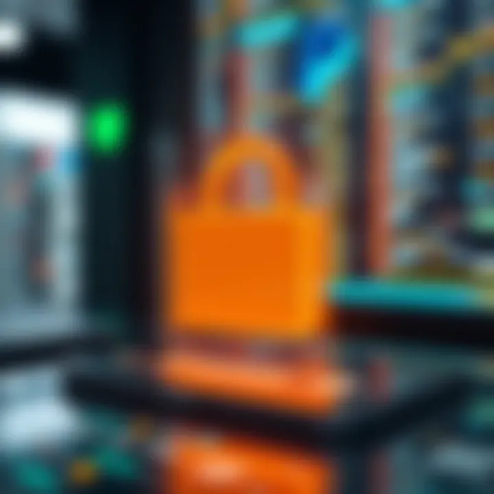 Illustration of digital security measures