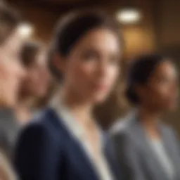 A diverse group of professionals engaging in a meeting