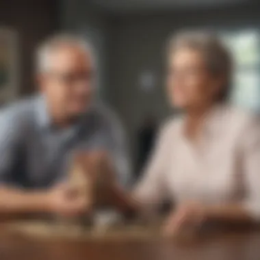 An infographic showcasing mortgage loan types available for retirees