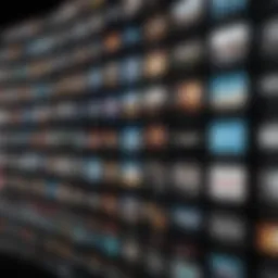 A diverse range of ETFs displayed on a digital screen