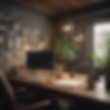 Productive Workspace for Weekend Jobs A serene workspace setting that promotes productivity