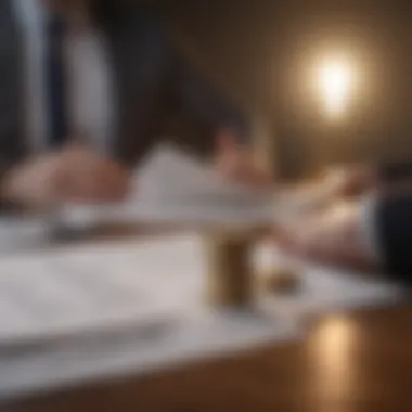 Strategic Tax Planning Consultation Financial consultant discussing tax strategies