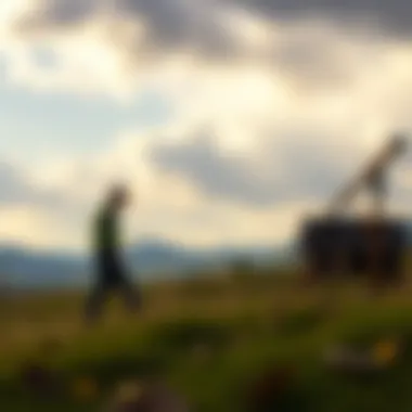 Infographic detailing eligibility criteria for land loans