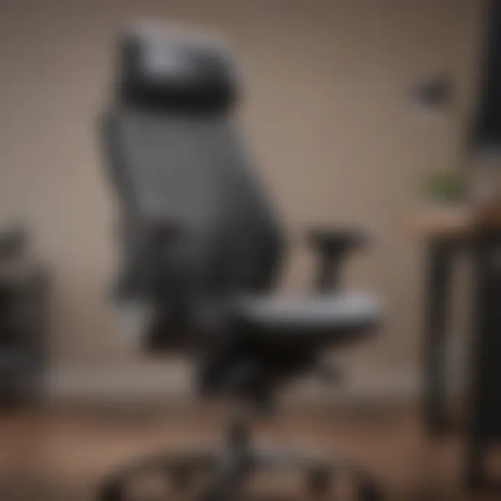 Ergonomic office chair with lumbar support