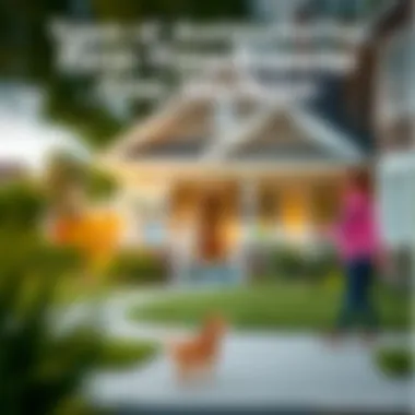 An illustration showing various types of assistance for first-time buyers