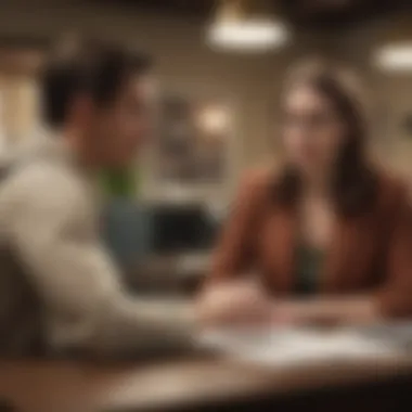 Choosing the Right Primary Account Holder Two individuals discussing financial plans
