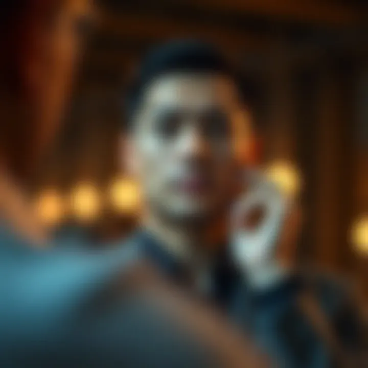 Person contemplating job offer decision