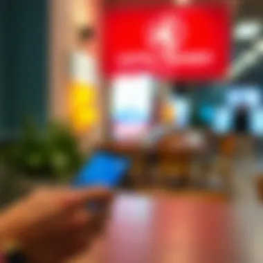 Digital currency transfer illustration