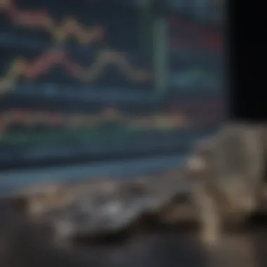 A visual representation of stock market trends