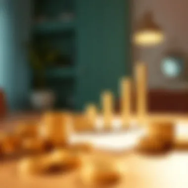 Conceptual image of financial health growth