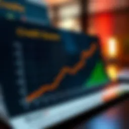 Graph depicting credit score improvement