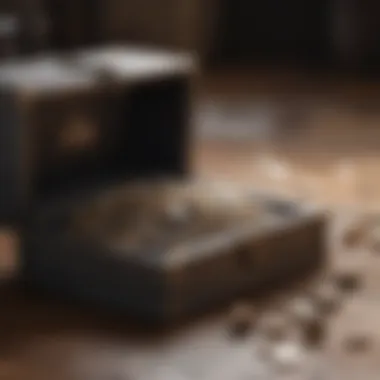 Securing Valuables in a Safe Precious jewelry in a safe