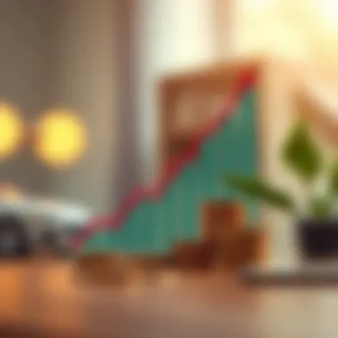 Empowered Financial Decision Making A graph showing financial growth and responsibility