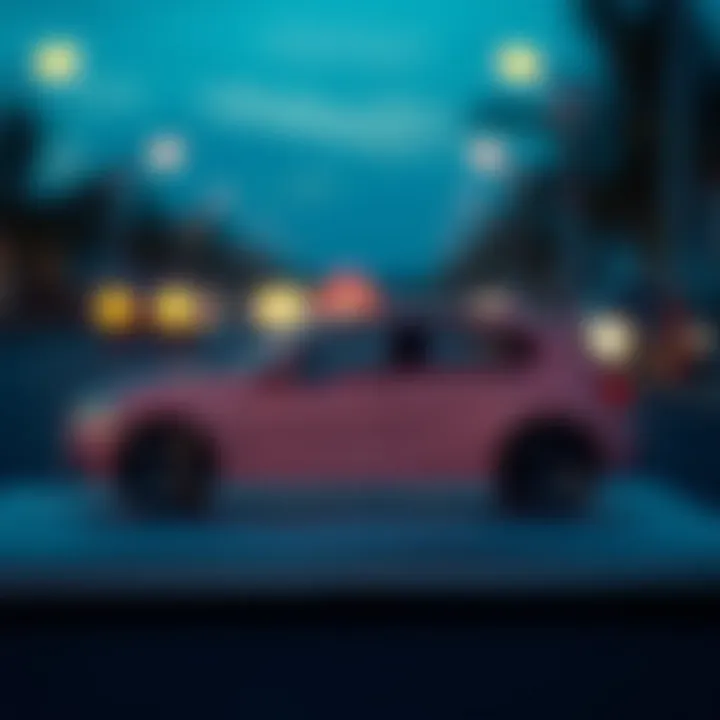 Understanding Vehicle Loan Agreements Illustration of a financial contract with a car silhouette