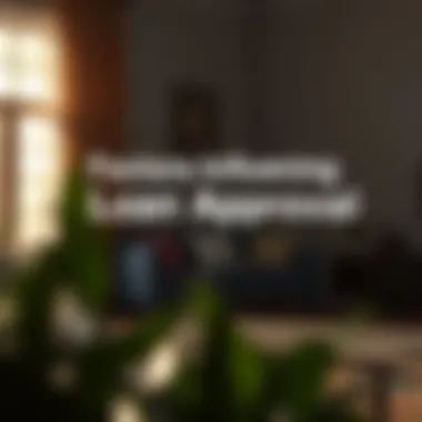 Visual representation of loan approval factors