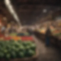 A detailed infographic showcasing local market analysis techniques.