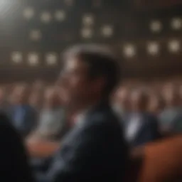 Eloquent Speaker Engaging Audience
