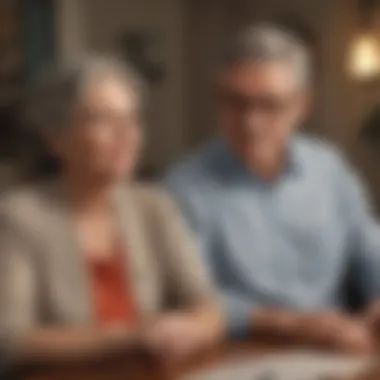 Navigating AARP Membership Mature couple discussing AARP benefits