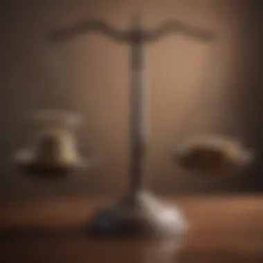 Balancing Medicare Tax Contributions Artistic depiction of scales representing balance in Medicare tax contributions