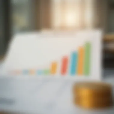 Graph showcasing income adjustments