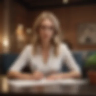 Professional Businesswoman Writing Follow-Up Letter Professional Businesswoman Writing Follow-Up Letter after Job Interview