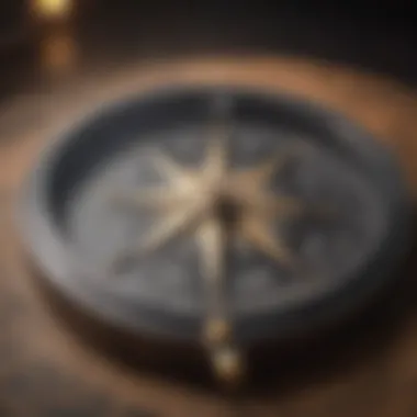 Navigating Tax Compliance Creative depiction of a compass pointing towards tax compliance direction