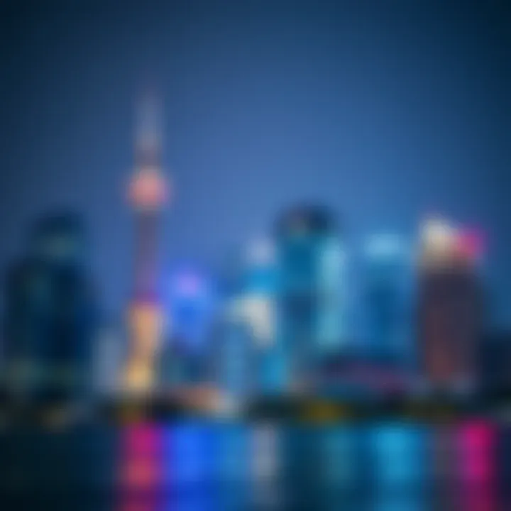 Analyzing Market Trends in Real Estate A vibrant city skyline representing real estate market trends