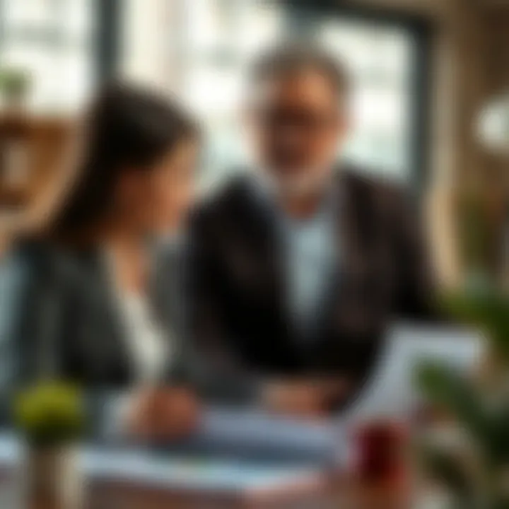 A financial planner reviewing a client's budget and investment strategy