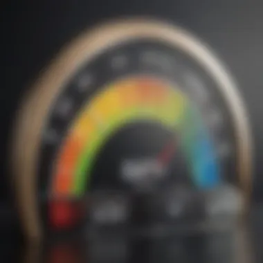 Visual Representation of Credit Score Enhancement Graph illustrating credit score improvement over time