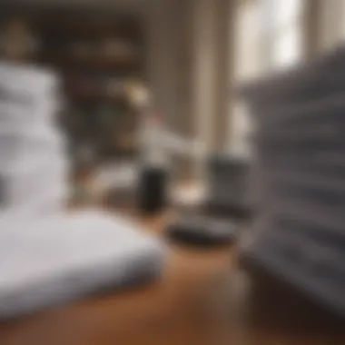 Efficient Tax Preparation Service Tax preparation service office with organized files