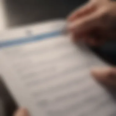 Employment Verification Essentials An individual reviewing documents for employment verification