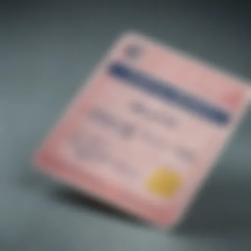 A detailed view of a Social Security card