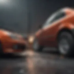 Illustration of auto insurance statistics post-accident